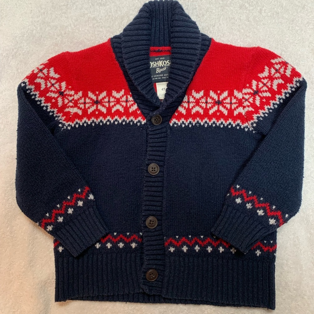 Oshkosh kids cardigan size 4T